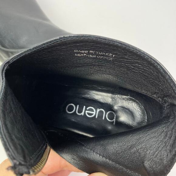 Bueno Sofie Black Leather Heeled Ankle Booties Dress Booties Careerwear Sz 37 - Picture 16 of 16